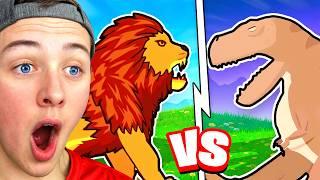 WILD ANIMALS vs DINOSAURS (who is stronger?)