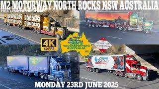 Truck Spotting At M2 Motorway North Rocks NSW Australia 23rd June 2025 #truckspotting #aussie