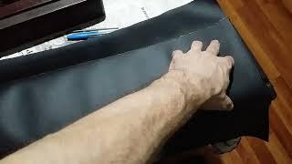 Обтягиваю среднюю стойку ауди 80