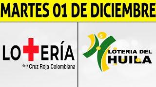 Resultados Lotería de la CRUZ ROJA y HUILA Martes 1 de Diciembre 2020 | PREMIO MAYOR 