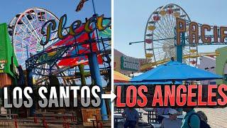 Los Angeles vs. Los Santos Vergleich | Die GTA Map in echt?