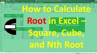 How to Calculate Root in Excel: Square, Cube, and and Nth Root - Compute Expert