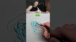 Drawing Ender Pearl with the Wavy World Filter