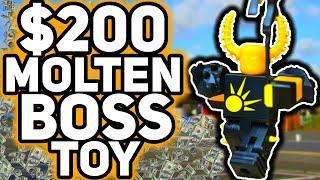 Building the $200 DOLLAR MOLTEN BOSS TOY - Tower Defense Simulator