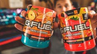 THIS IS SOOO GOOD!!!! - NEW DOES IT G-FUEL - STRAWBERRY BANANA & BAHAMA MAMA MIXING!