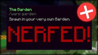 Hypixel Garden Update is getting MEGA NERFED...