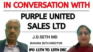 IPO PURPLE UNITED SALES LTD IN CONVERSATION WITH MANAGEMENT #waareerenewables #waareeenergies