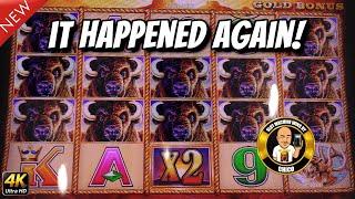 It Happened AGAIN! 4 Coin's Pay's BIG TIME on Buffalo Gold