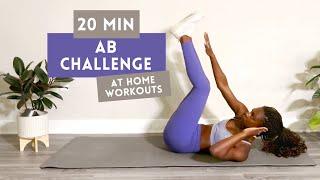 20 MIN INTENSE ABS WORKOUT CHALLENGE  | DO EVERY DAY FOR 2 WEEKS | NO EQUIPMENT | NO REPEATS