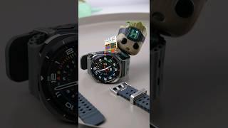 Galaxy Watch Ultra with Green Marine Band⌚🪖 #tech #samsung #unboxing