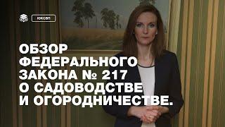 Федеральный закон № 217 о садоводстве и огородничестве. Обзор.