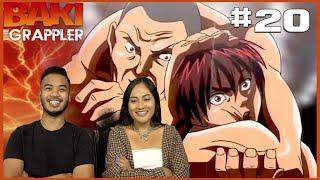 BAKI HANMA VS. MOUNT TOBA: HONORABLE DEFEAT! | BAKI THE GRAPPLER EP. 20 BLIND REACTION