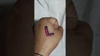 L letter tattoo #shorts #viralvideo #youtubeshorts Lalit tattoo King 