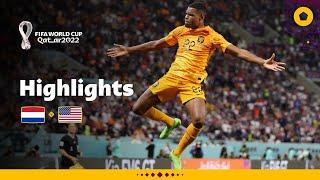 Dutch score THREE! | Netherlands v USA | Round of 16 | FIFA World Cup Qatar 2022