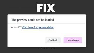 How To Fix Preview Could Not Be Loaded Error in Elementor
