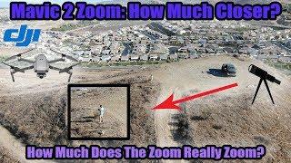 Mavic 2 Zoom: How Close Does ZOOM Get You? 24-48mm and 96mm