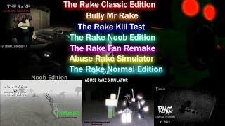 Blood Hour in ALL of The Rake Games [ROBLOX]