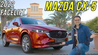 2022 Mazda CX5 facelift driving REVIEW 2.5 l AWD with new sporty look!