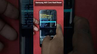 Samsung A03 Core Hard Reset