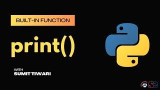 print in python | python built-in functions | Python Live Session |  #softethics #pythonfunction