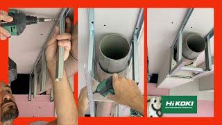  Technique for Assembling Pladur Box: Lining Pipe or Creating Drywall Beam