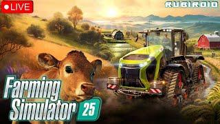 Farming Simulator 25 СТРИМ  ЗАЛИПАЕМ НА ФЕРМЕ  СТРОИМ НОВУЮ  1440p