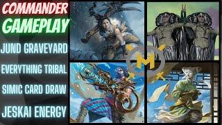 Modern Horizons 3 EDH Game - Disa, Omo, Tamiyo, Satya - Commander Gameplay MTG MH3 MC3 Magic