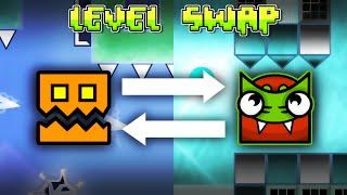 Geometry Dash LEVEL SWAP (with JonathanGD)