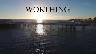 DJI Drone flight over Worthing Pier  South Coast UK -#3