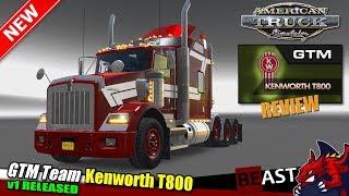 ATS (1.31) | truck mod "GTM Team Kenworth T800 (v1 released)" - review