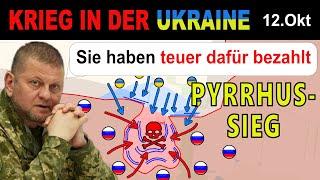 12.OKTOBER: RUSSEN HÄUFEN VERLUSTE bei Vuhledar  an, während die Ukrainians sich zurückziehen