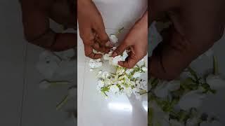 Bridal jadai veni making #veni making ideas #beautiful #flowerdesign #decorationideas #flower