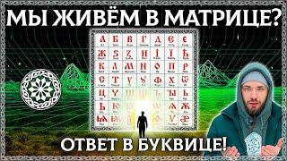 МЫ ЖИВЁМ В МАТРИЦЕ? Ответ в буквице! Наш мир – виртуальный!