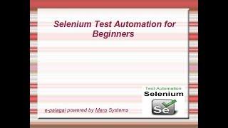 Selenium Training for Beginners in simple English - Part 1