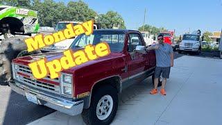 There is a Squarebody in this video 100 degrees today in Richmond, Virginia Davis auto sales and 4x4
