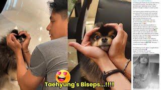 TAEHYUNG AND YEONTAN OMG!!  IM SHAKING HE LOOKS SO GOOD AND LOOK AT THAT BICEPS!!