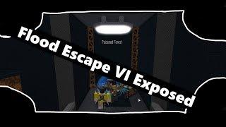 FLOOD ESCAPE VI EXPOSED! | Roblox Flood Escape VI