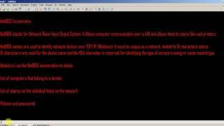 How to use Net Bios Enumeration