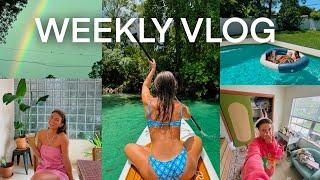 weekly vlog: going to florida springs, organizing closet, and house renovation!