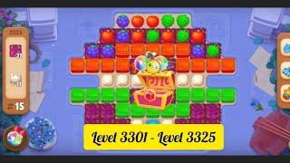 Gardenscapes ( Level 3301 - Level 3325 ) - All Puzzles - Gameplay PART - 188