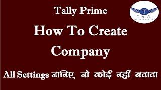 #1 - How To Create Company In Tally Prime | How To Alter Company In Tally Prime