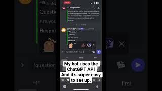 Smart discord bot | #openai #chatgpt #discord