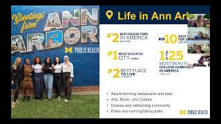 Michigan Public Health Information Session: Master of Science & Doctoral Programs