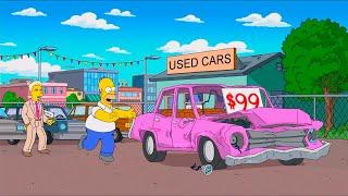 Homero destruye su auto Los simpsons capitulos completos en español