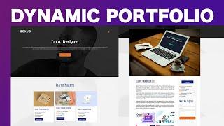 Create a Dynamic Web Portfolio using Elementor Pro and Jet Engine