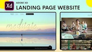 Landing Page UI Design in Adobe Xd + Convert Designs to HTML & CSS | Design Weekly