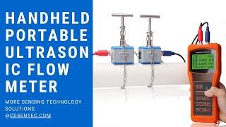 Portable ultrasonic flow meter overview: wiring, installation, calibration, debugging