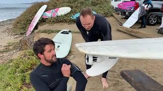 Boost Fin with a Pro Surfer