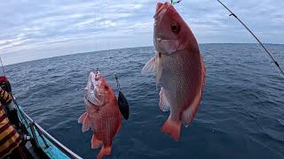 Pesta strike!!! Mancing di rumpon kakap merah laut berakit bintan|| part 2