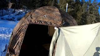 TRYING OUT THE RUSSIAN BEAR HOT TENT